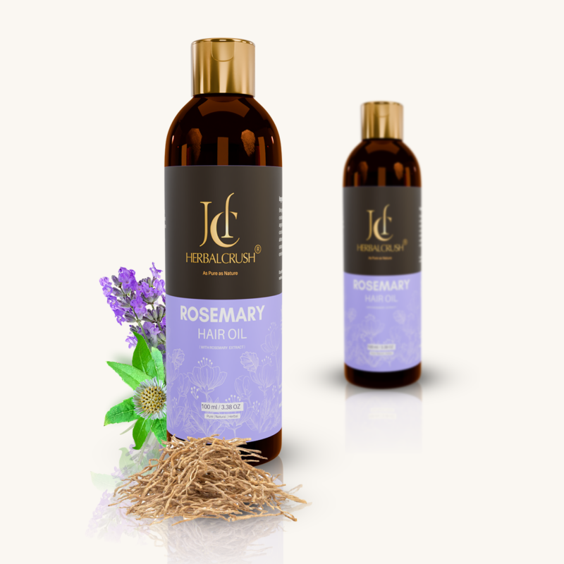 Herbal Crush Rosemary Hair Oil for Hair Growth - Image 2