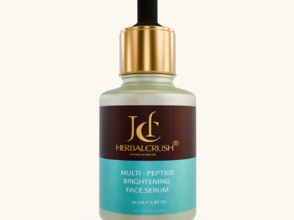 Herbal Crush Multi Peptide Brightening Face Serum, 100% Natural