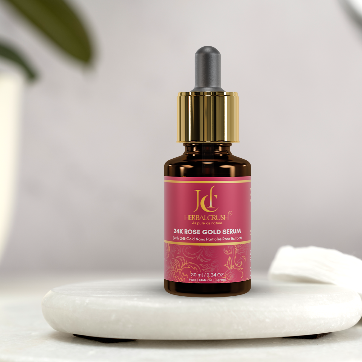 HerbalCrush 24K Rose Gold Face Serum - Image 3