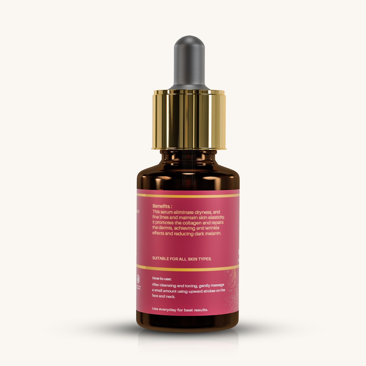 HerbalCrush 24K Rose Gold Face Serum - Image 6