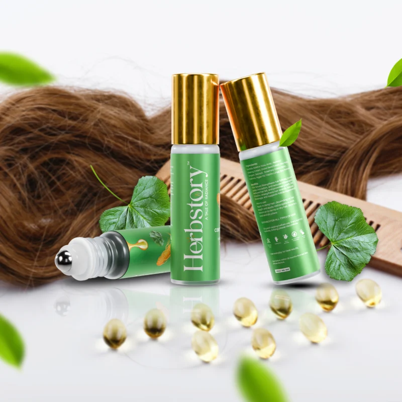 Herbstory Centella & Ginseng Hair Fall Control & Hair Growth Serum - Image 9