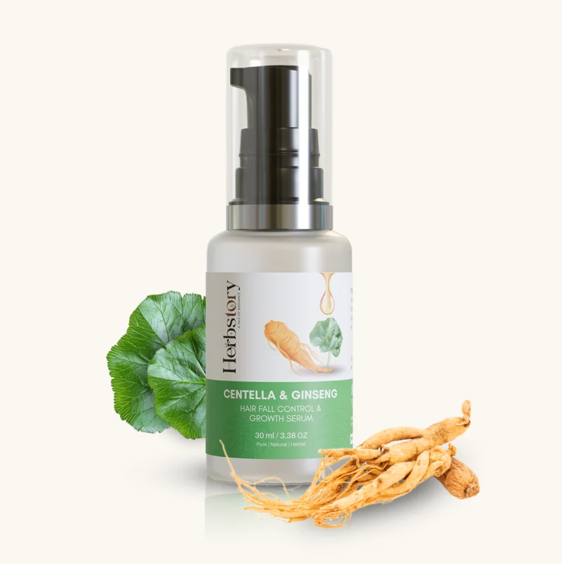 Herbstory Centella & Ginseng Hair Fall Control & Hair Growth Serum - Image 2