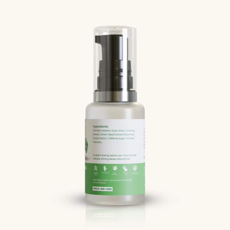 Herbstory Centella & Ginseng Hair Fall Control & Hair Growth Serum - Image 5