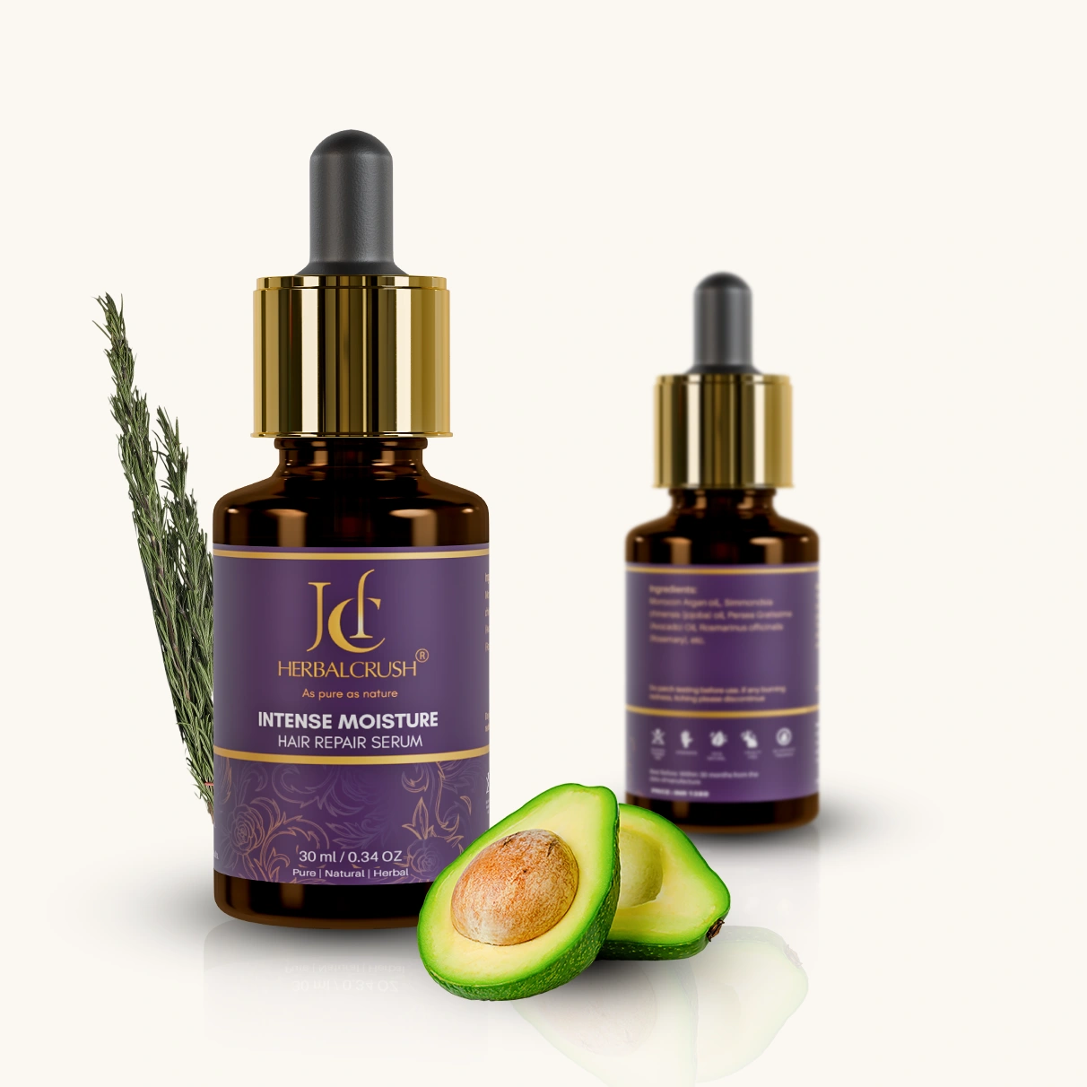 Herbalcrush Intense Moisture Hair Serum - Image 2