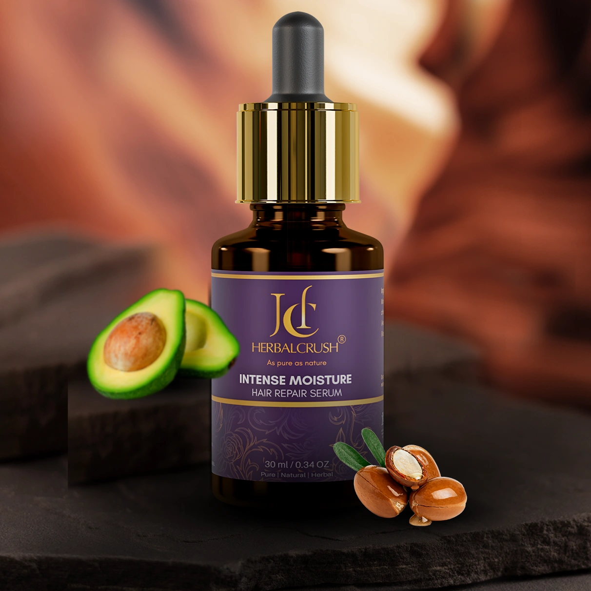Herbalcrush Intense Moisture Hair Serum - Image 3