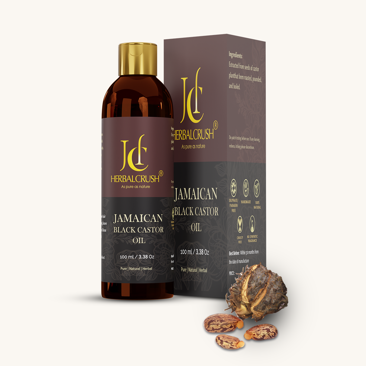 Herbalcrush Jamaican black oil Slide 2