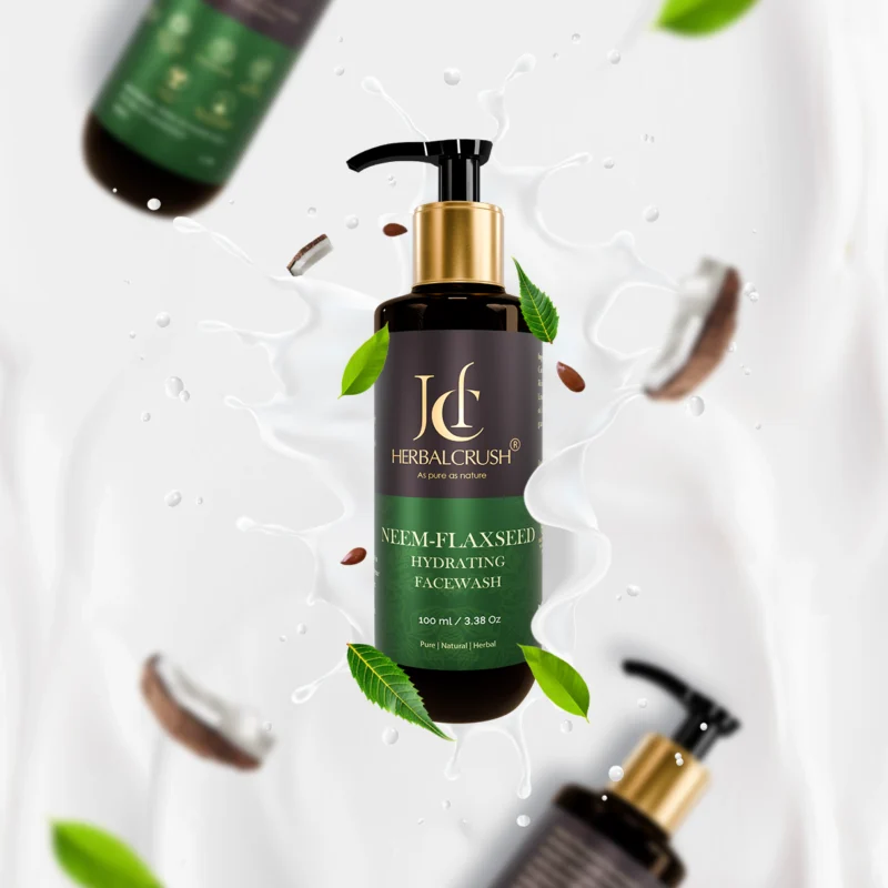 Herbalcrush Neem-Flaxseed Hydrating Facewash - Image 4