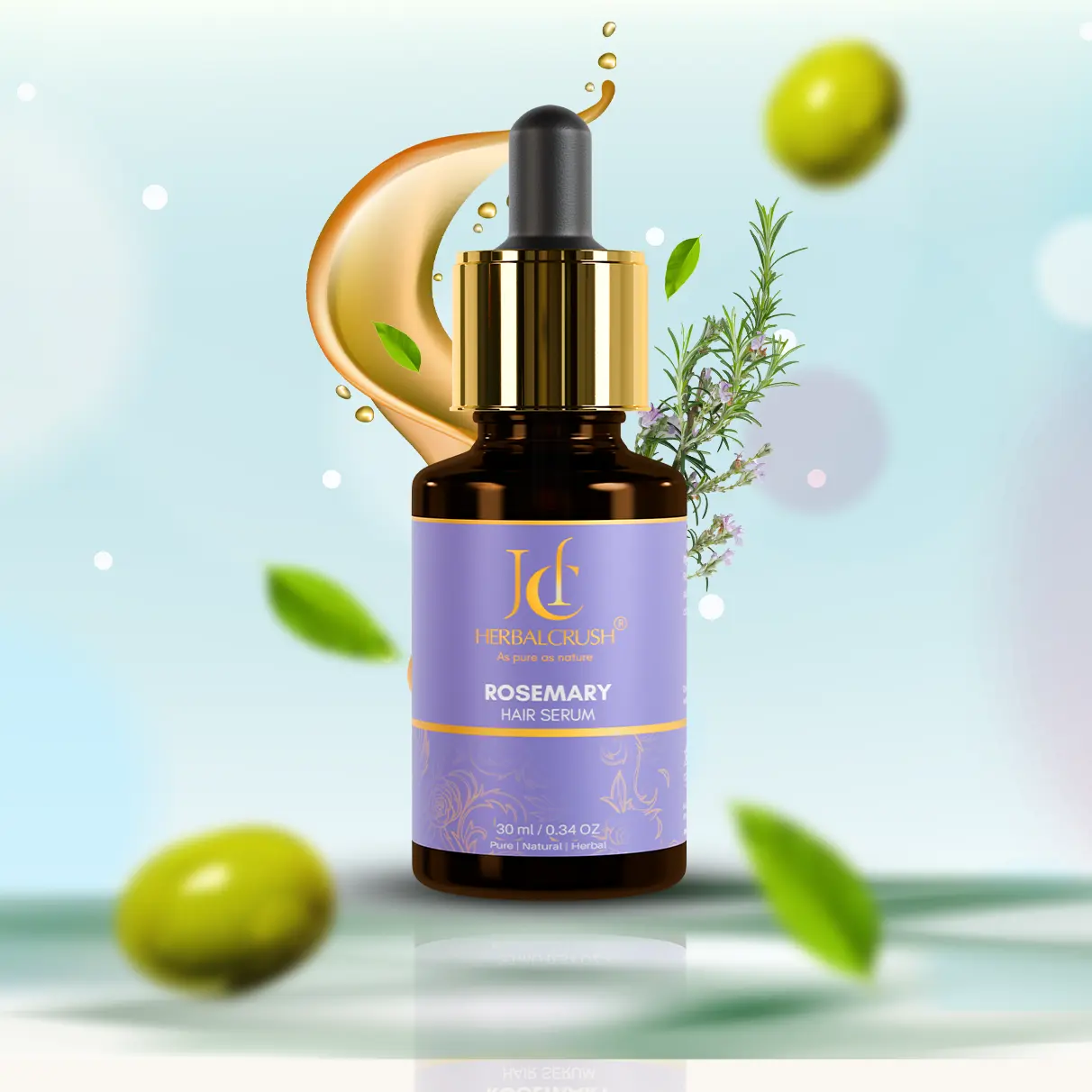 Herbalcrush Rosemary Hair Serum - Image 4