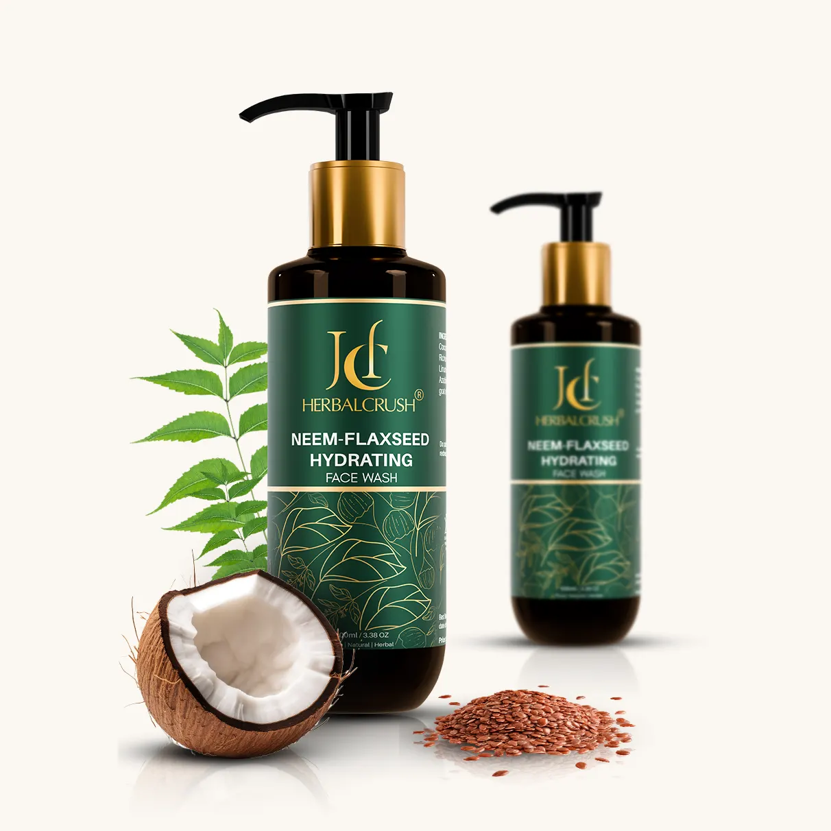 Herbalcrush Neem-Flaxseed Hydrating Facewash - Image 3
