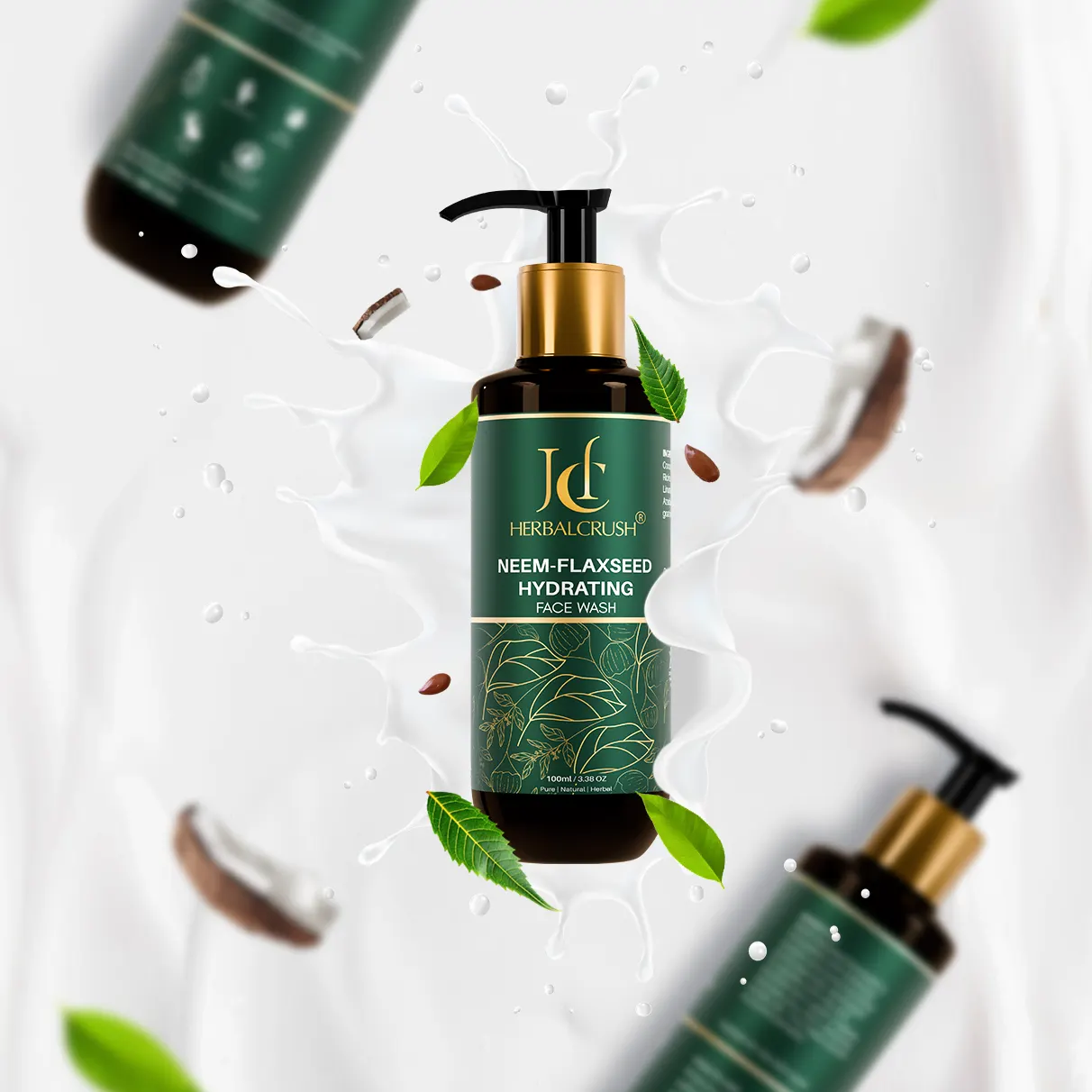 Herbalcrush Neem-Flaxseed Hydrating Facewash - Image 5