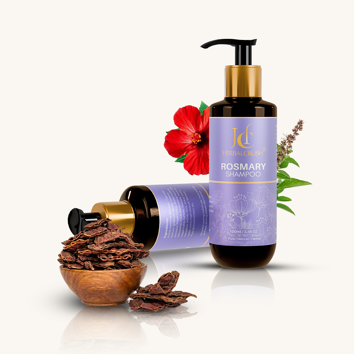 Herbalcrush Rosemary Shampoo - Image 2