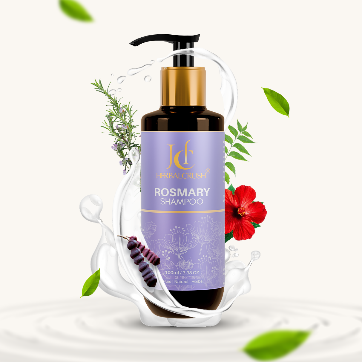 Herbalcrush Rosemary Shampoo - Image 3
