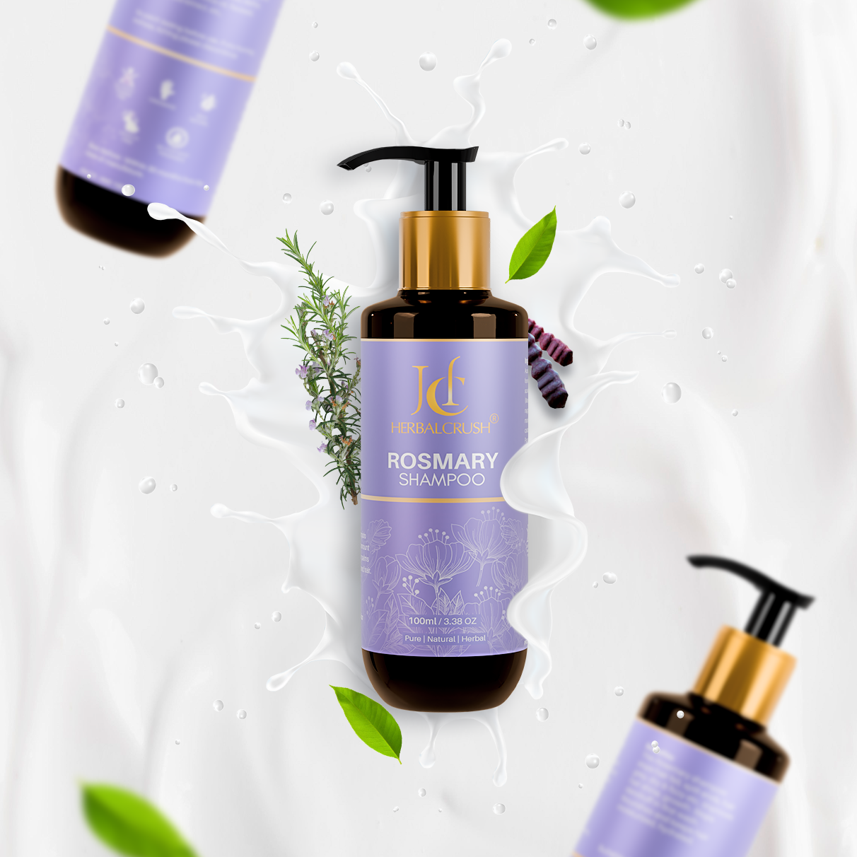 Herbalcrush Rosemary Shampoo - Image 4