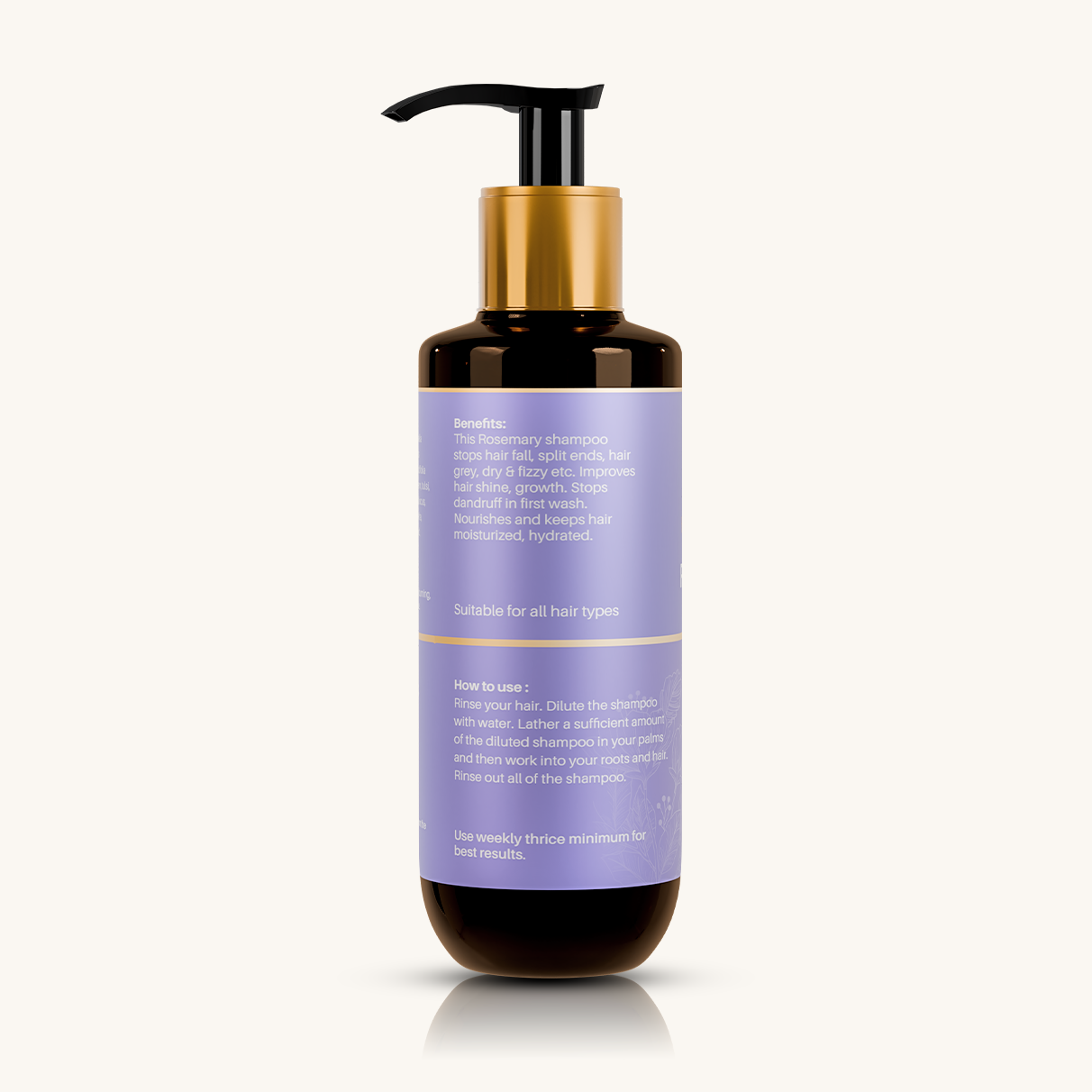 Herbalcrush Rosemary Shampoo - Image 5