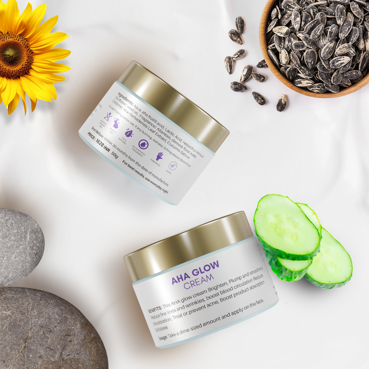 Herbalcrush AHA Glow Cream - Image 3