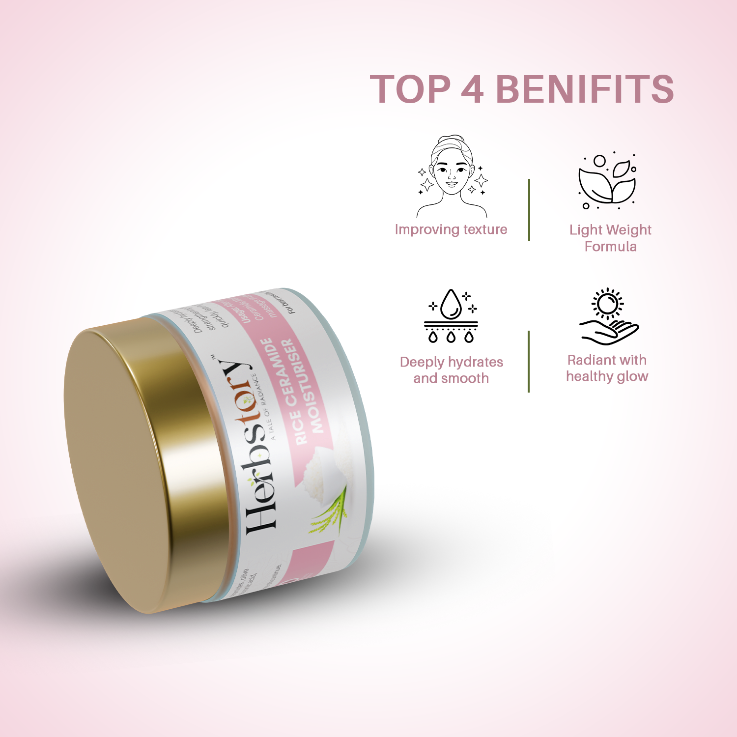 Rice water + Ceramide Moisturiser - Image 3