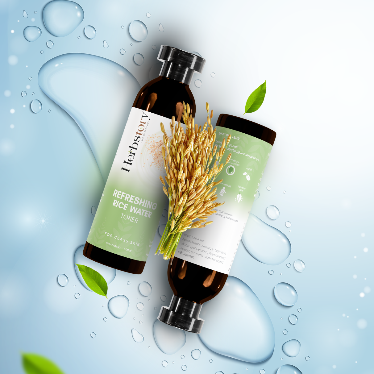 Herbstory Refreshing Rice Water Toner - Image 4
