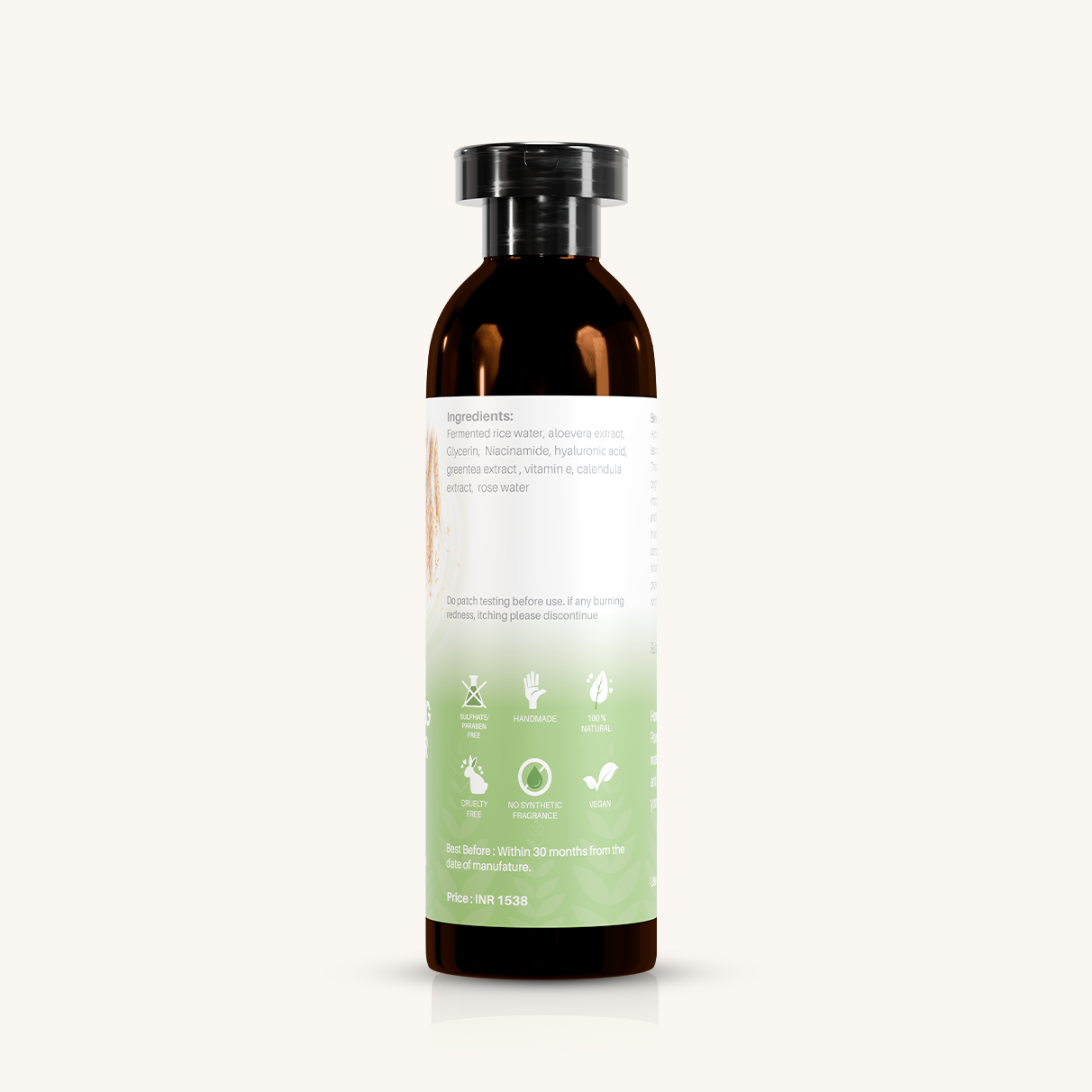 Herbstory Refreshing Rice Water Toner - Image 5