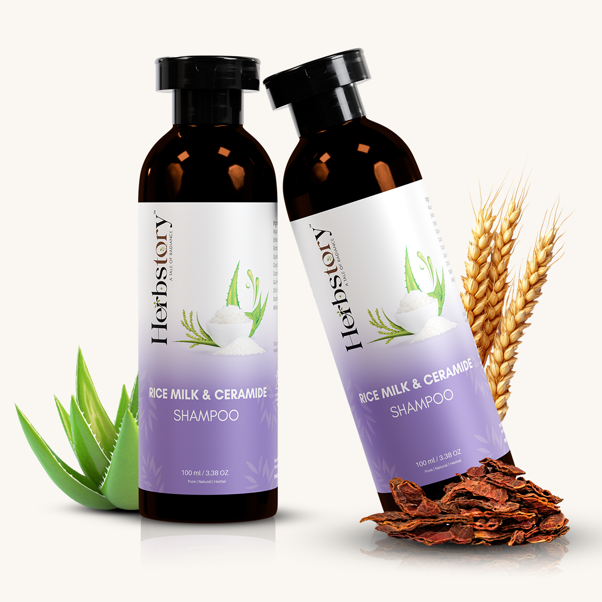 Herbstory Rice Milk & Ceramide Shampoo - Image 2