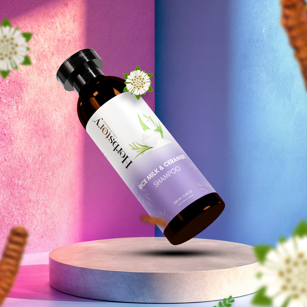 Herbstory Rice Milk & Ceramide Shampoo - Image 3
