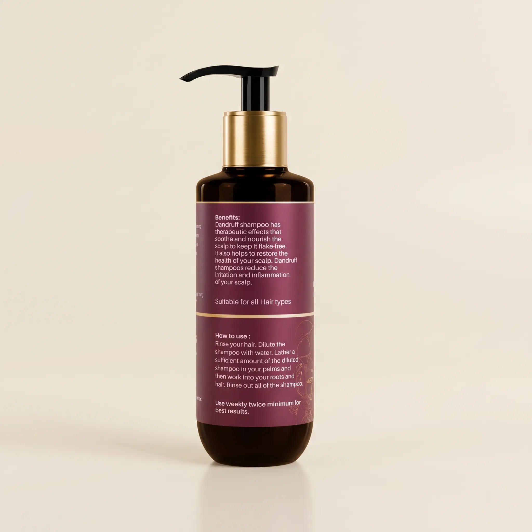 Herbalcrush Anti Dandruff Shampoo - Image 3