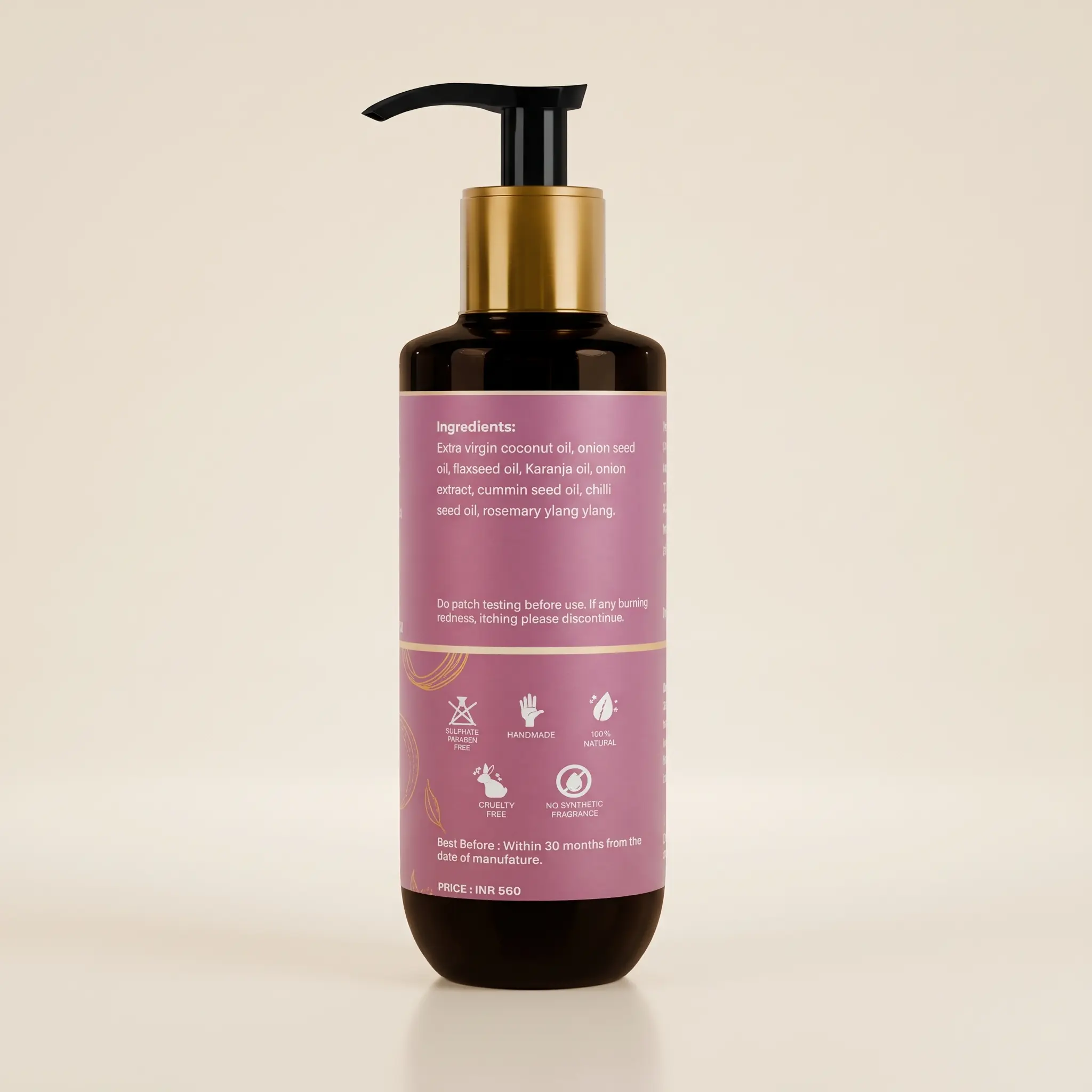 Herbalcrush Onion Hair Oil - Image 2