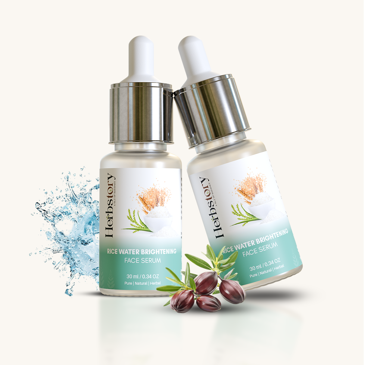 Herbstory Rice water brightening Face Serum - Image 2