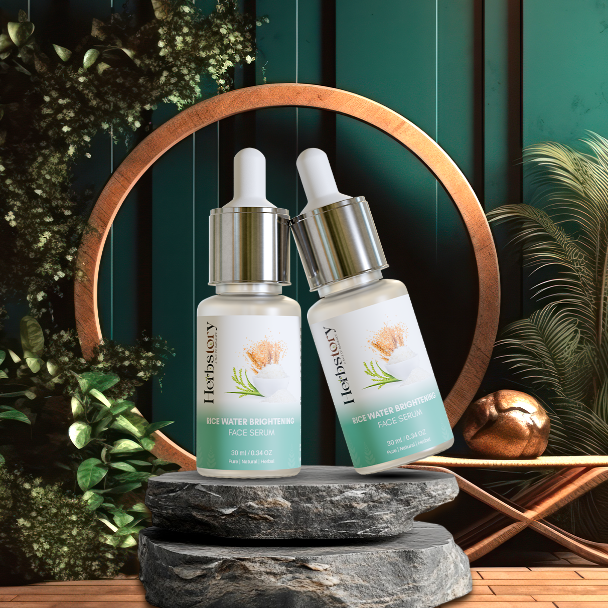 Herbstory Rice water brightening Face Serum - Image 4